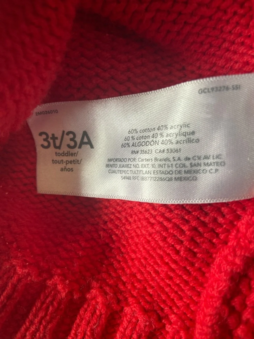 Girls Cable Knit Ruffle Shoulder Sweater Dress - Bright Coral